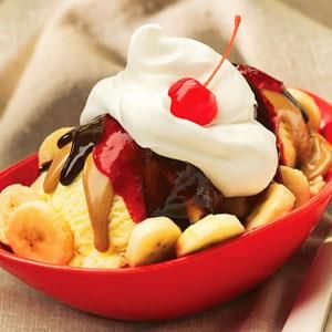 PB&J Banana Splits