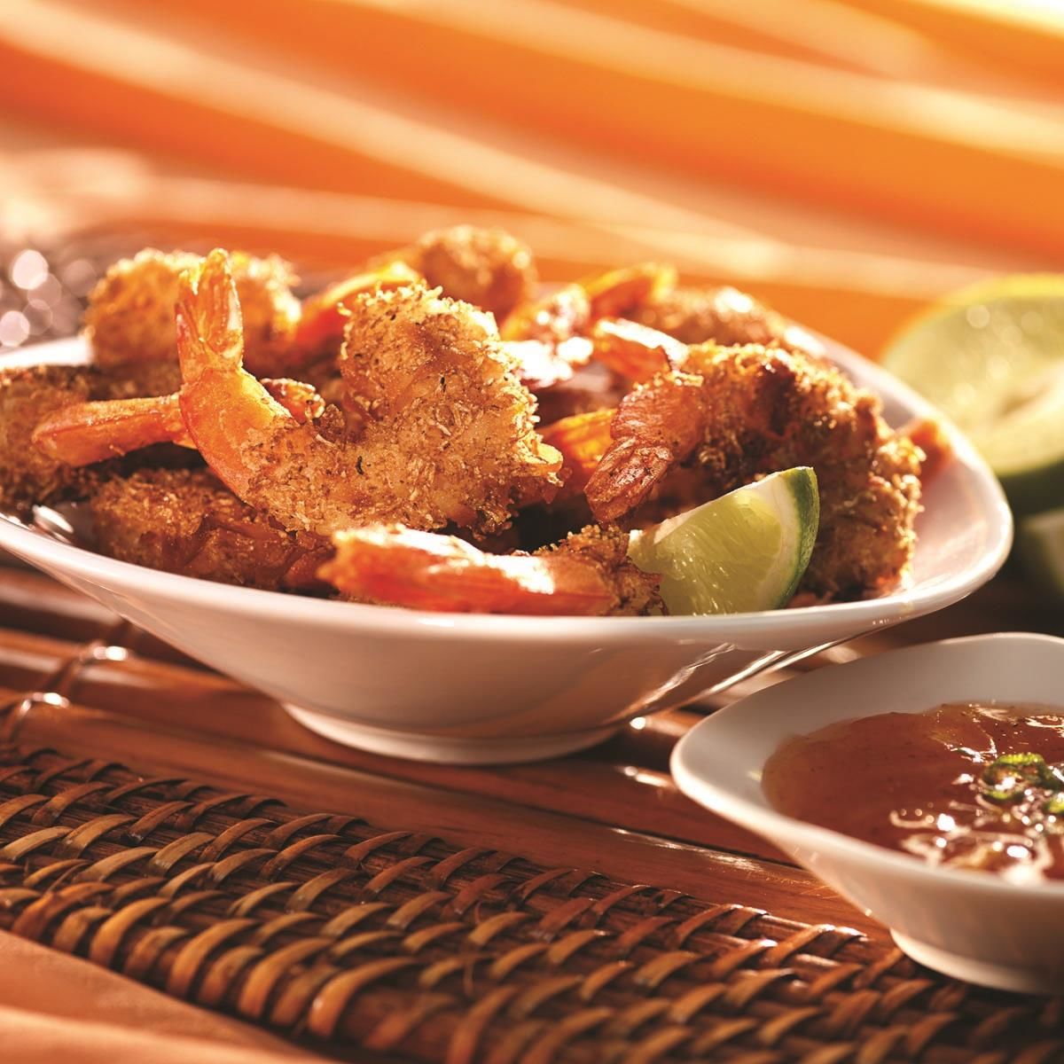 Coconut Prawns with Spicy Orange Tiger Sauce – Scratch This with Sandy