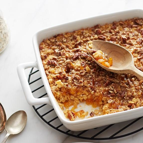 Baked Apricot-Pecan Oatmeal Recipe | Smucker's®
