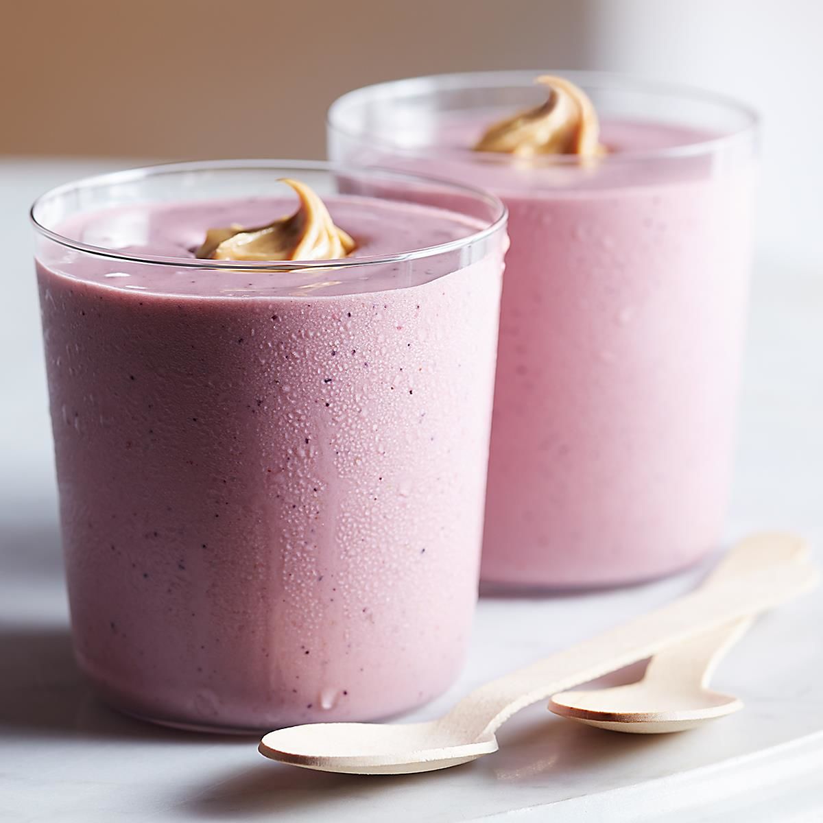 PB Berry Smoothie with Make-Ahead Yogurt Ice Cubes – Peanut Butter & Co. 