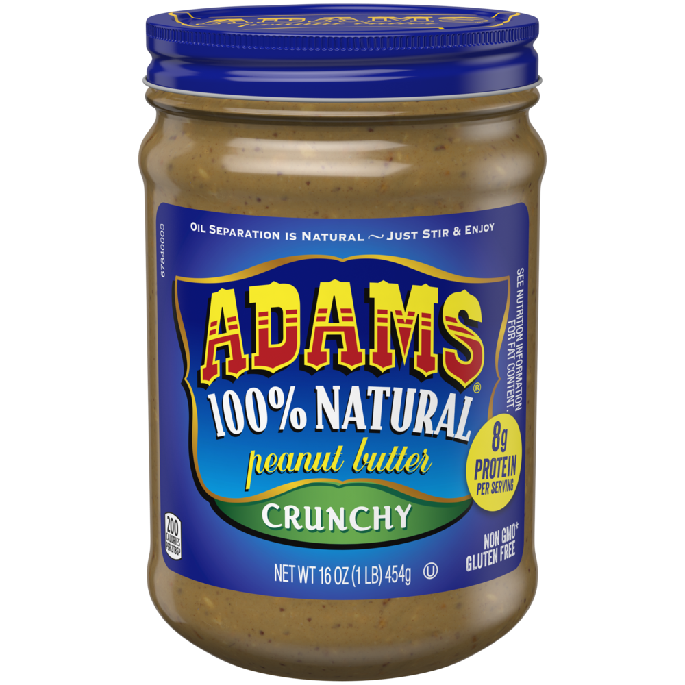 Adams Peanut Butter - Crunchy Natural