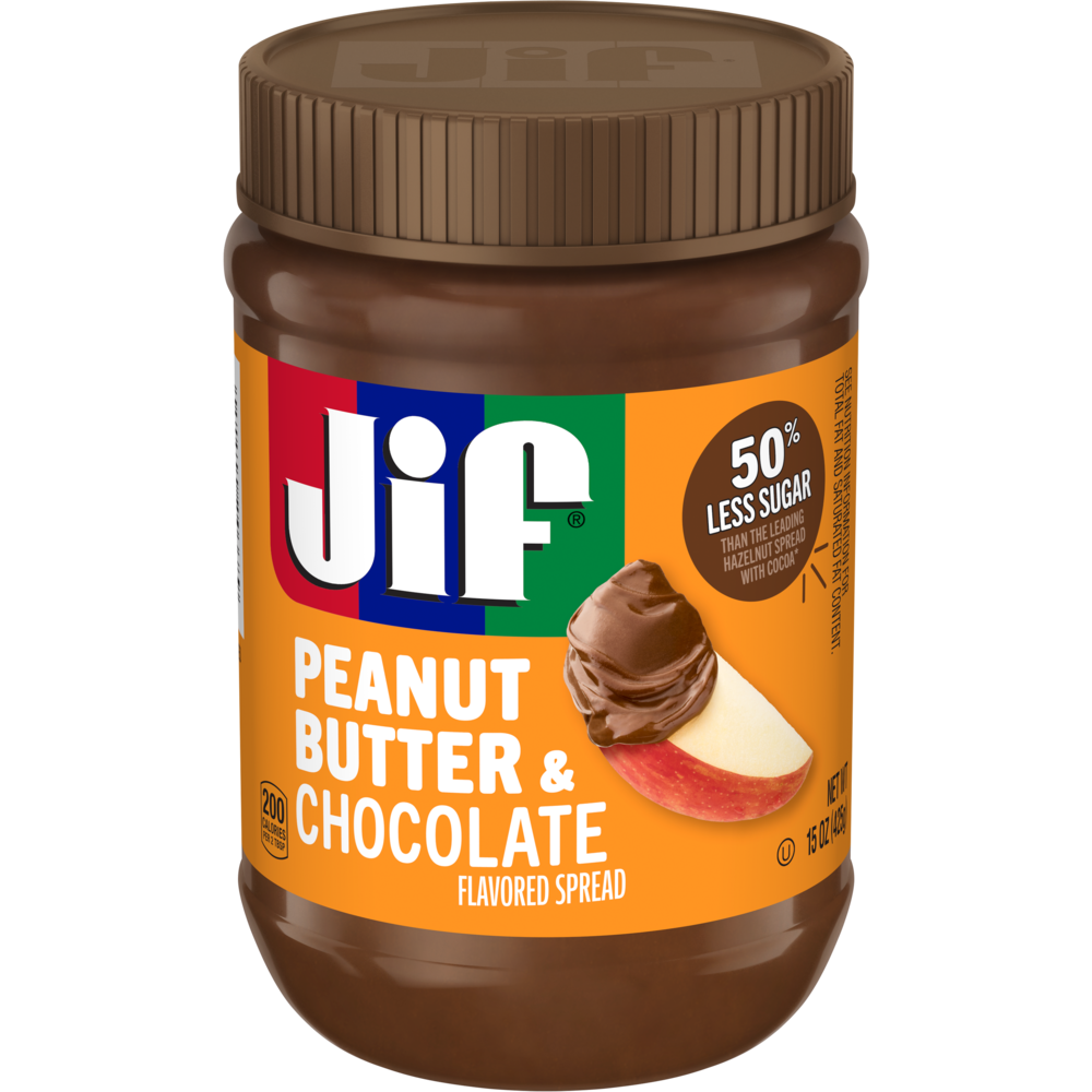 Jif® Peanut Butter & Chocolate Flavored Spread | Jif®