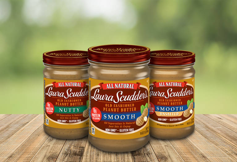 Live Pure, Live Laura Scudder's - Laura Scudder's Peanut Butter