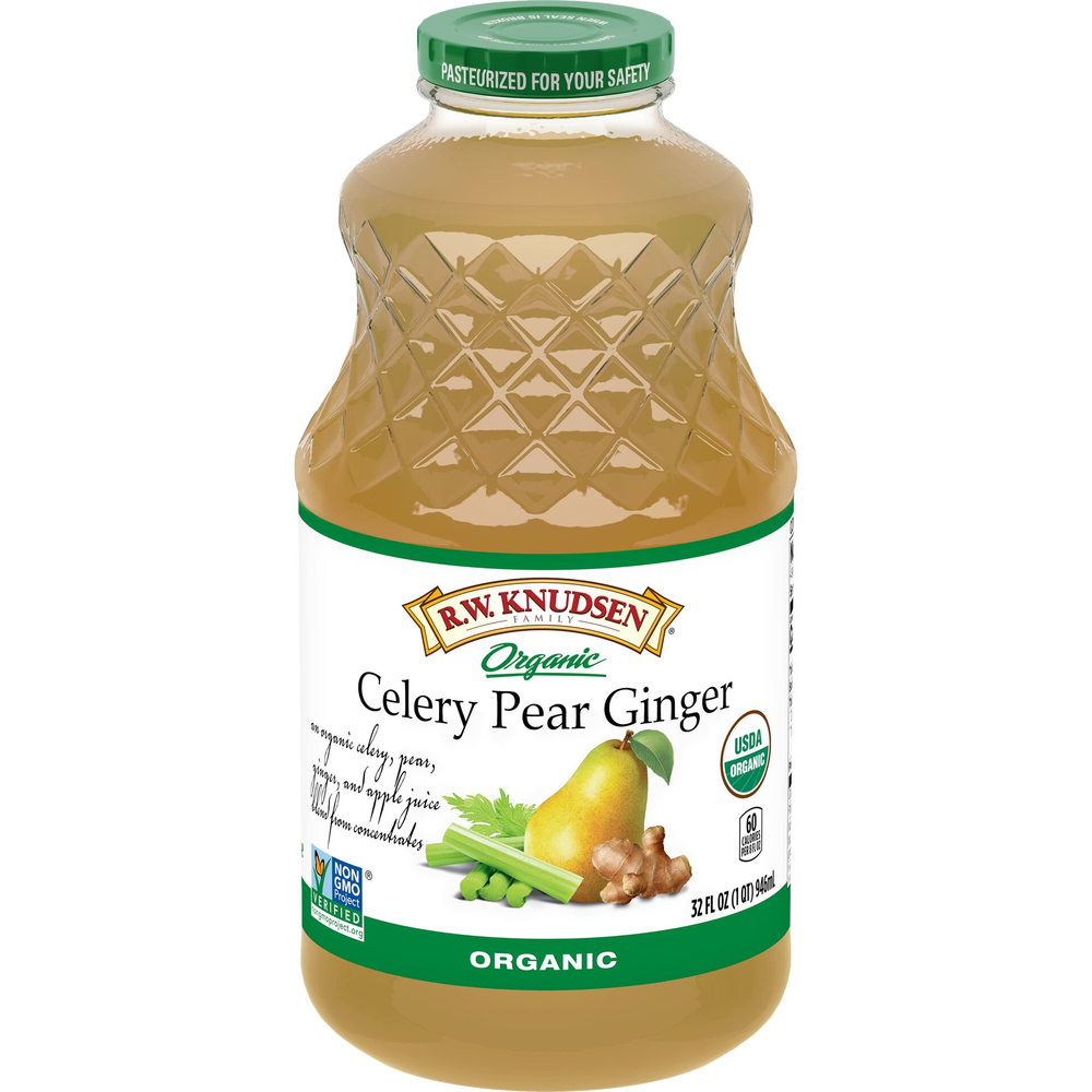 Organic Celery Pear Ginger Juice Blend 