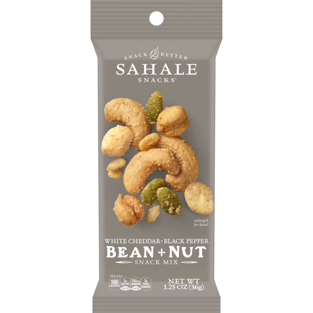 White Cheddar Black Pepper Bean + Nut Snack Mix | Sahale Snacks®