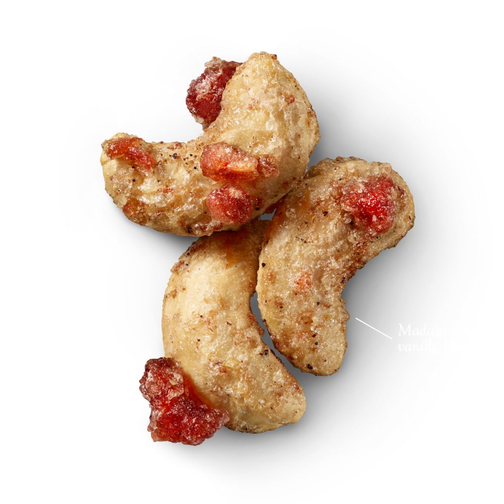 Pomegranate Vanilla Flavored Cashews | Sahale Snacks®