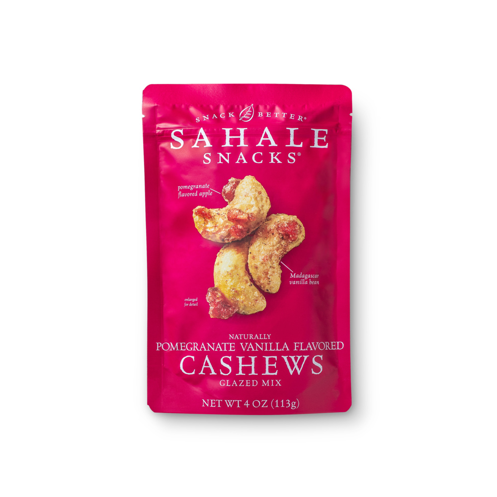 Pomegranate Vanilla Flavored Cashews | Sahale Snacks®