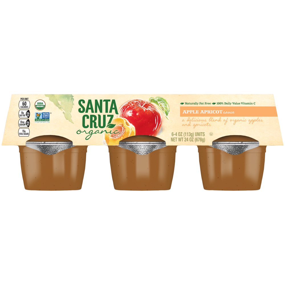Apple Apricot Sauce Cups