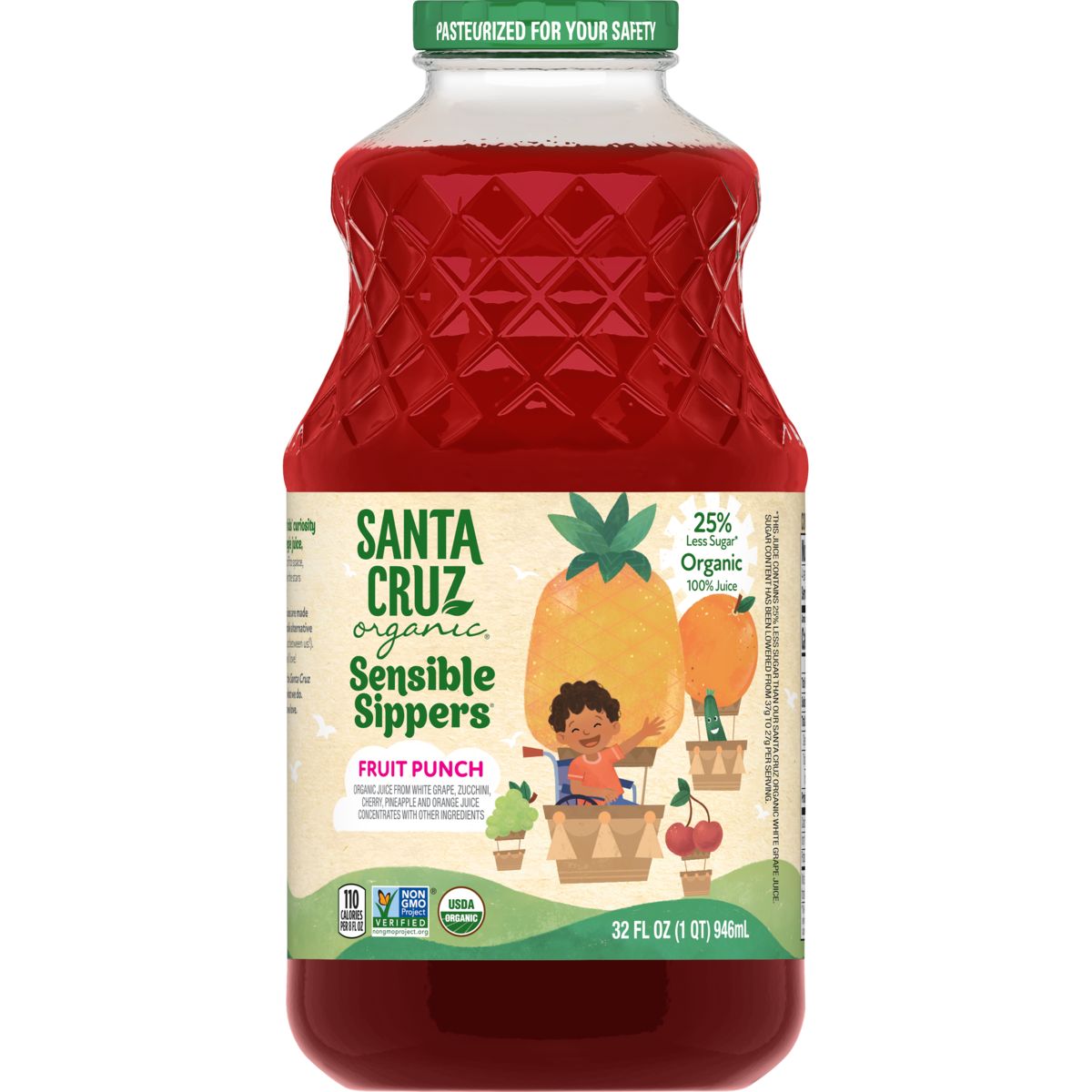 Fruit Punch Flavor Sensible Sippers Santa Cruz Organic