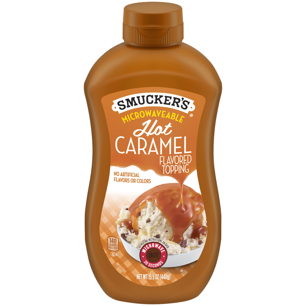 Microwavable Hot Caramel Topping