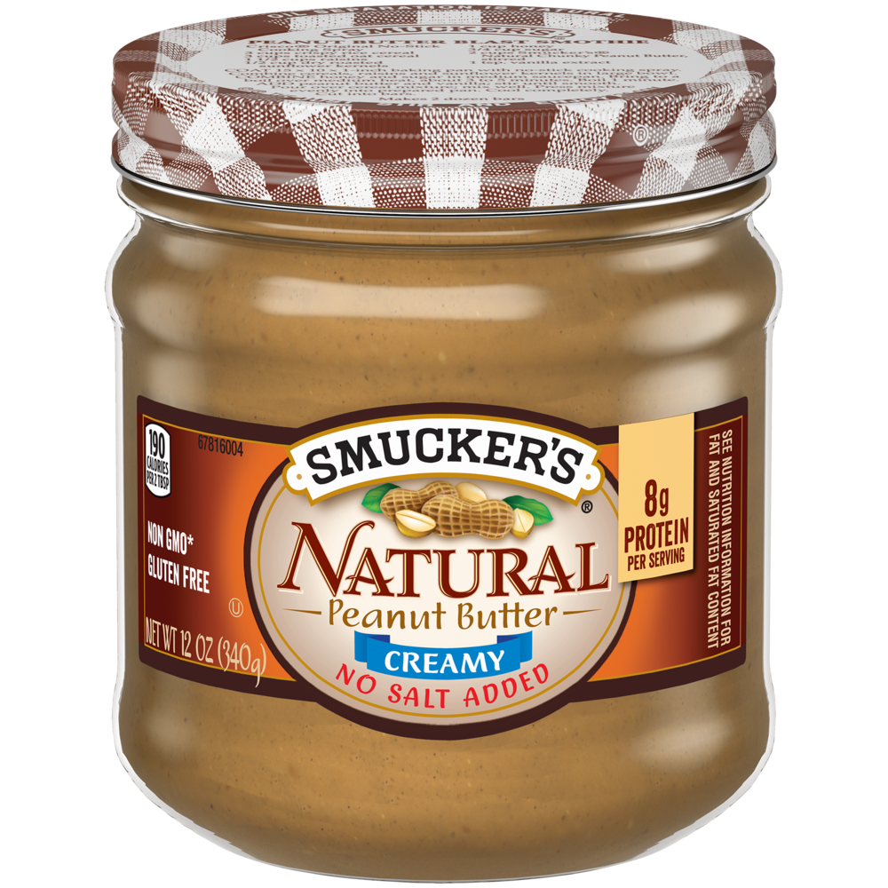 Natural Creamy Peanut Butter with No Salt Added