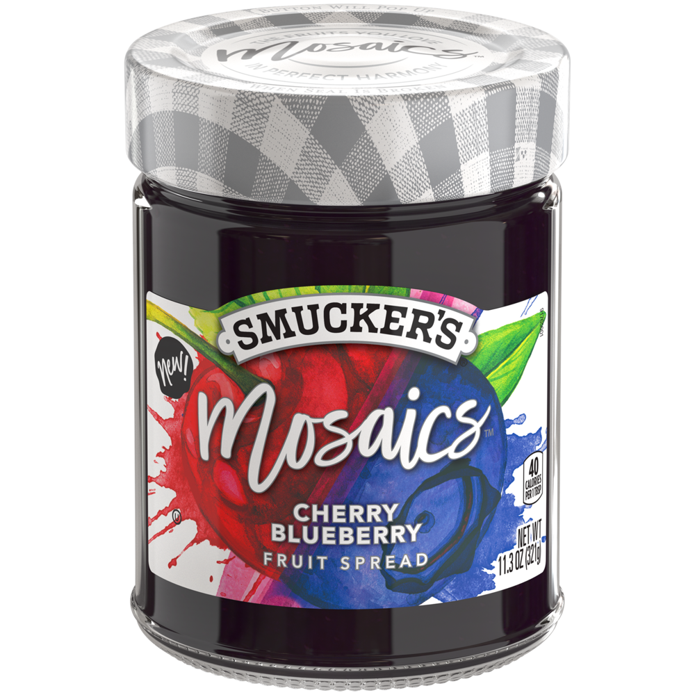 Smucker's Mosaics® Cherry Blueberry Fruit Spread 