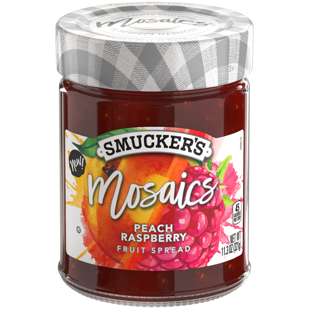 Smucker's Mosaics® Peach Raspberry Fruit Spread 