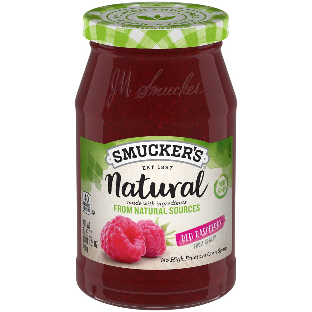 Natural Red Raspberry Fruit Spread