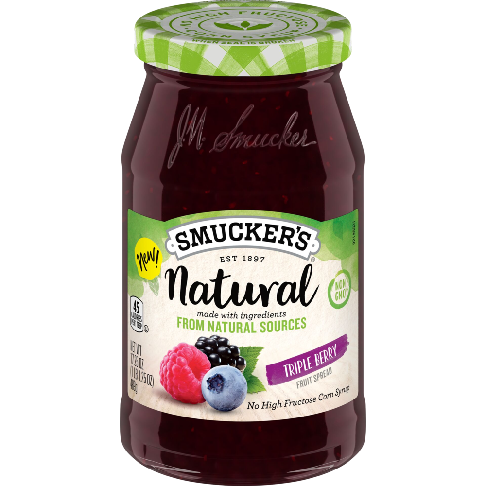 Natural Triple Berry Fruit Spread 