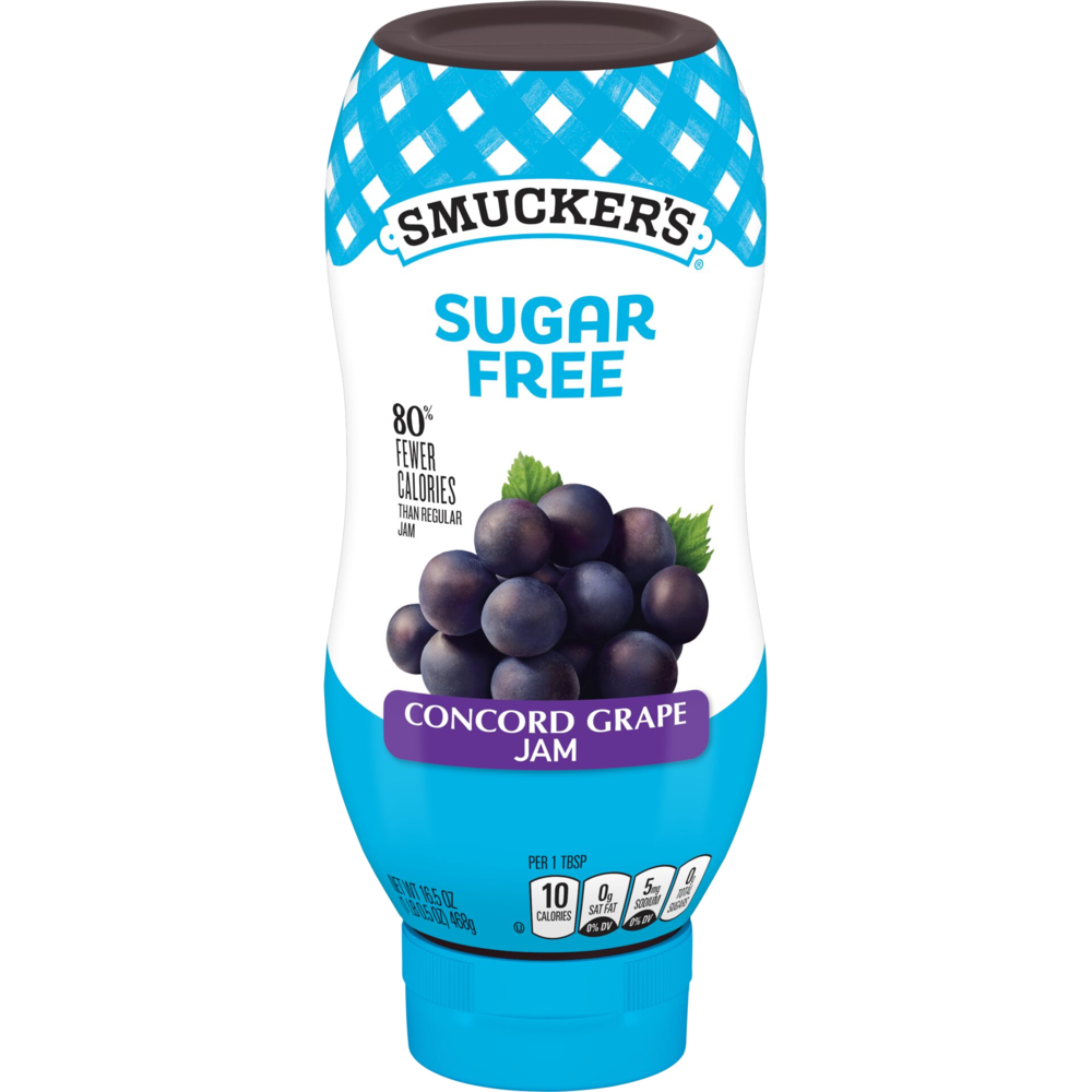 Squeeze Sugar Free Concord Grape Jam with SPLENDA® Brand Sweetener  